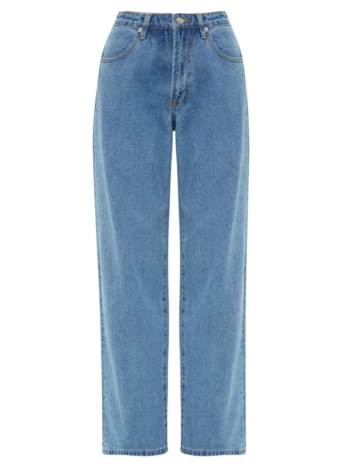 Women Wide Leg Jean Vintage Blue The UNDONE Denim