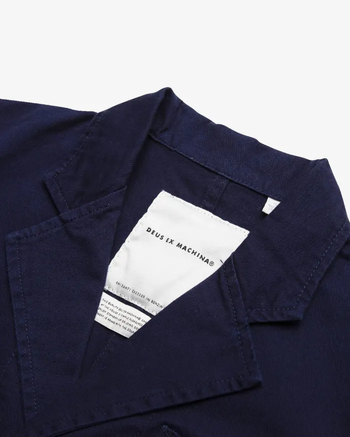 Work Blazer Relaxed Fit 8211 Twilight Blue Women Deus Ex Machina Outerwear Work Blazer Relaxed Fit 8211 Twilight Blue Women Deus Ex Machina Outerwear