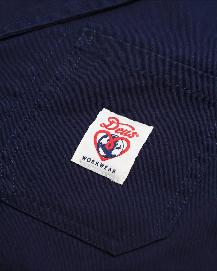 Work Blazer Relaxed Fit 8211 Twilight Blue Women Deus Ex Machina Outerwear Work Blazer Relaxed Fit 8211 Twilight Blue Women Deus Ex Machina Outerwear