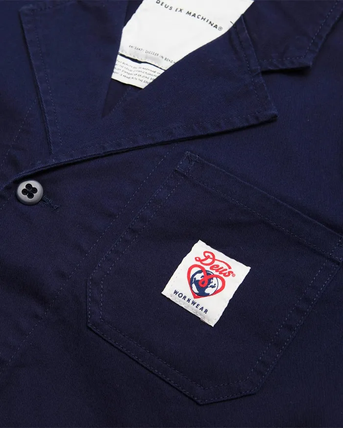 Work Blazer Relaxed Fit 8211 Twilight Blue Women Deus Ex Machina Outerwear Work Blazer Relaxed Fit 8211 Twilight Blue Women Deus Ex Machina Outerwear
