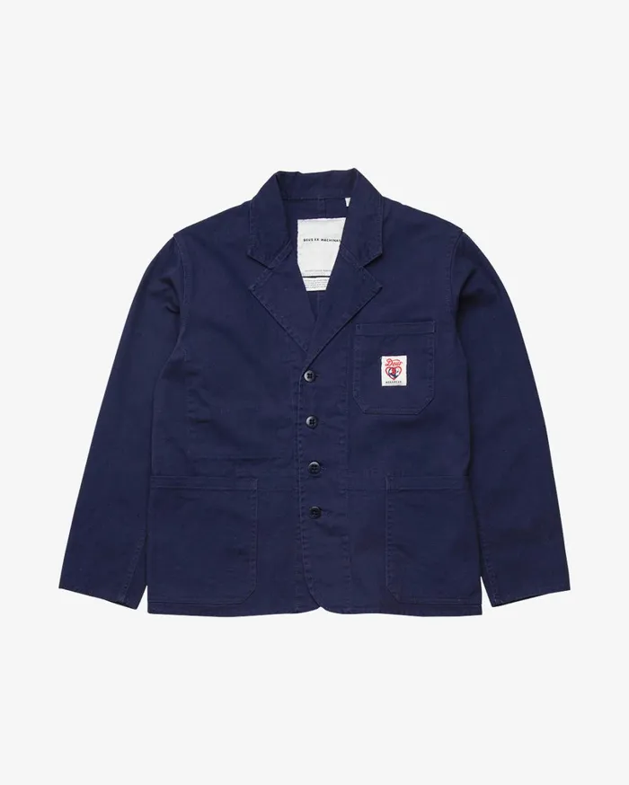 Work Blazer Relaxed Fit 8211 Twilight Blue Women Deus Ex Machina Outerwear Work Blazer Relaxed Fit 8211 Twilight Blue Women Deus Ex Machina Outerwear
