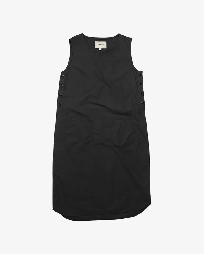 Work Dress Relaxed Fit 8211 Black Women Deus Ex Machina Dresses