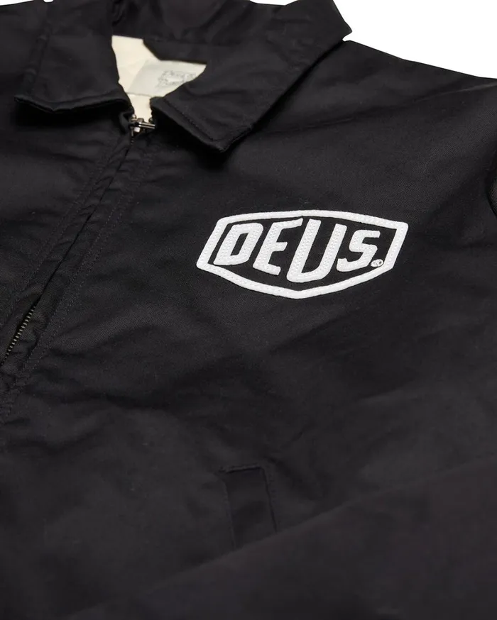 Workwear Jacket 8211 Black MenWomen Deus Ex Machina Classics Workwear Jacket 8211 Black MenWomen Deus Ex Machina Classics