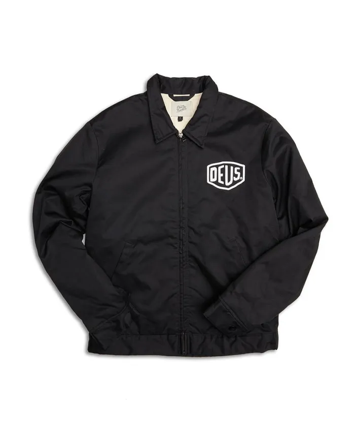 Workwear Jacket 8211 Black MenWomen Deus Ex Machina Classics Workwear Jacket 8211 Black MenWomen Deus Ex Machina Classics