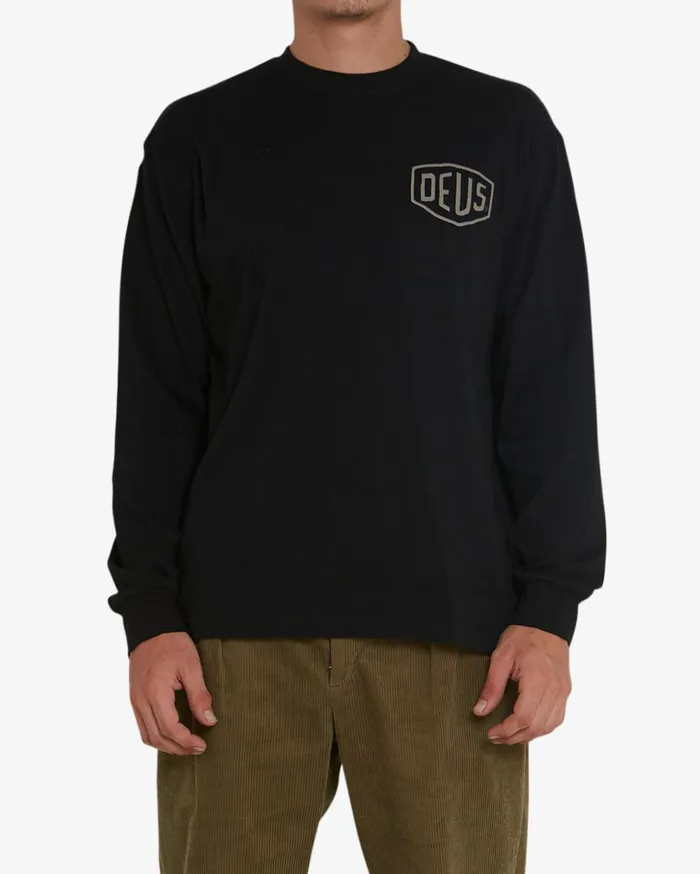 Zao Long Sleeve Tee 8211 Black Men Deus Ex Machina Tees