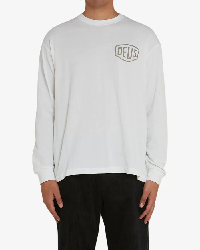 Zao Long Sleeve Tee 8211 White Men Deus Ex Machina Tees