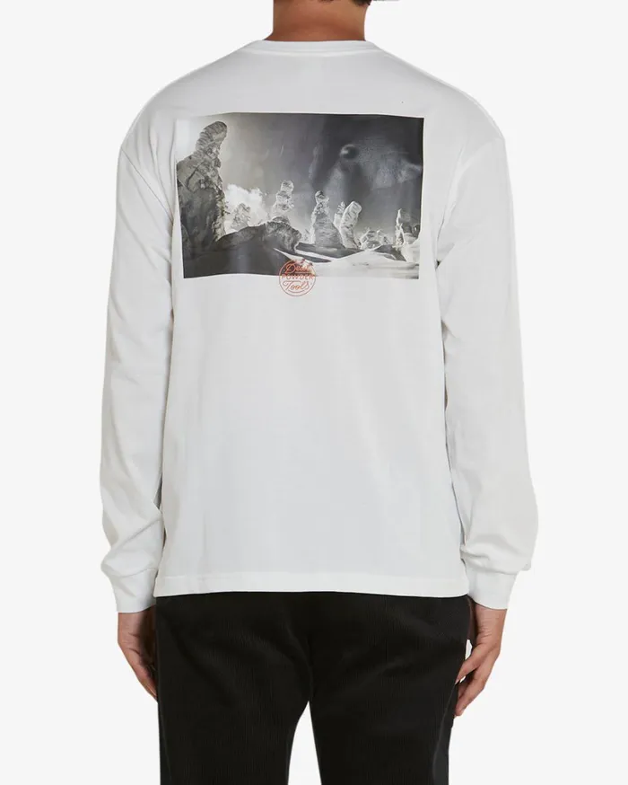 Zao Long Sleeve Tee 8211 White Men Deus Ex Machina Tees Zao Long Sleeve Tee 8211 White Men Deus Ex Machina Tees