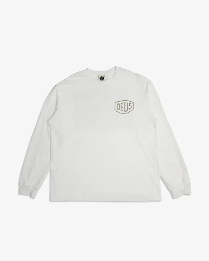 Zao Long Sleeve Tee 8211 White Men Deus Ex Machina Tees Zao Long Sleeve Tee 8211 White Men Deus Ex Machina Tees