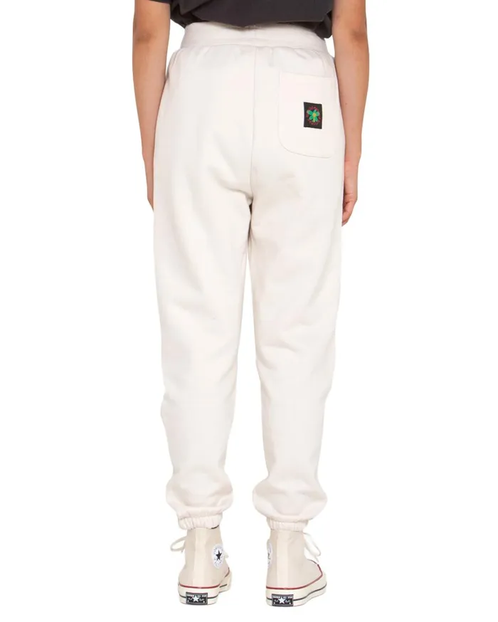 Zoe Wide Leg Trackie 8211 White Sand Women Deus Ex Machina Bottoms Zoe Wide Leg Trackie 8211 White Sand Women Deus Ex Machina Bottoms