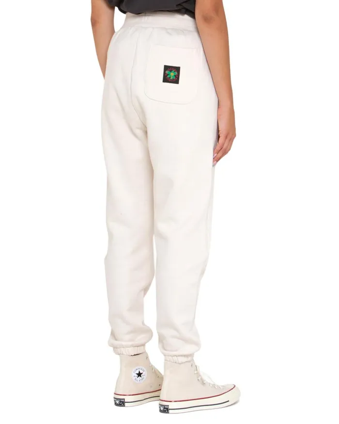 Zoe Wide Leg Trackie 8211 White Sand Women Deus Ex Machina Bottoms Zoe Wide Leg Trackie 8211 White Sand Women Deus Ex Machina Bottoms