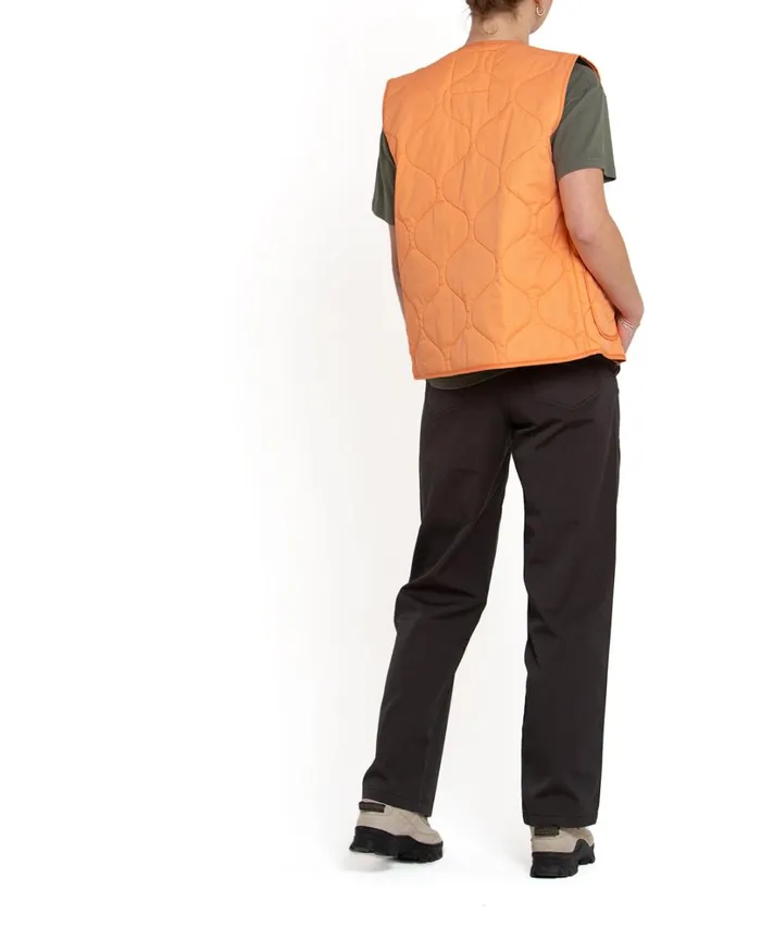 Zou Liner Vest 8211 Canteloupe Women Deus Ex Machina Outerwear Zou Liner Vest 8211 Canteloupe Women Deus Ex Machina Outerwear