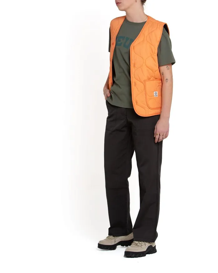 Zou Liner Vest 8211 Canteloupe Women Deus Ex Machina Outerwear Zou Liner Vest 8211 Canteloupe Women Deus Ex Machina Outerwear